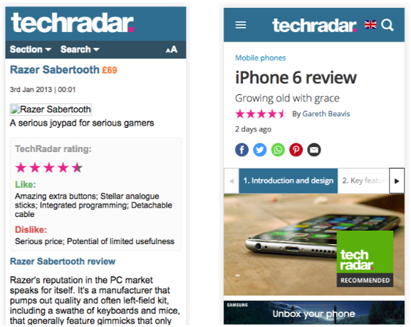 Refreshed TechRadar